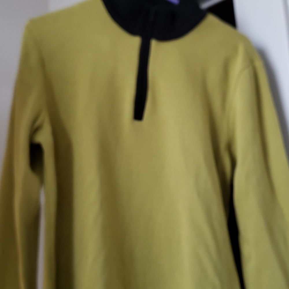 Geoffry Beene 100% cotton zippered top